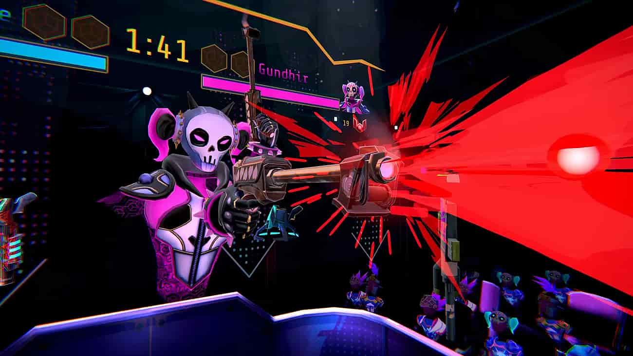 Gameplay screenshot of Blaston