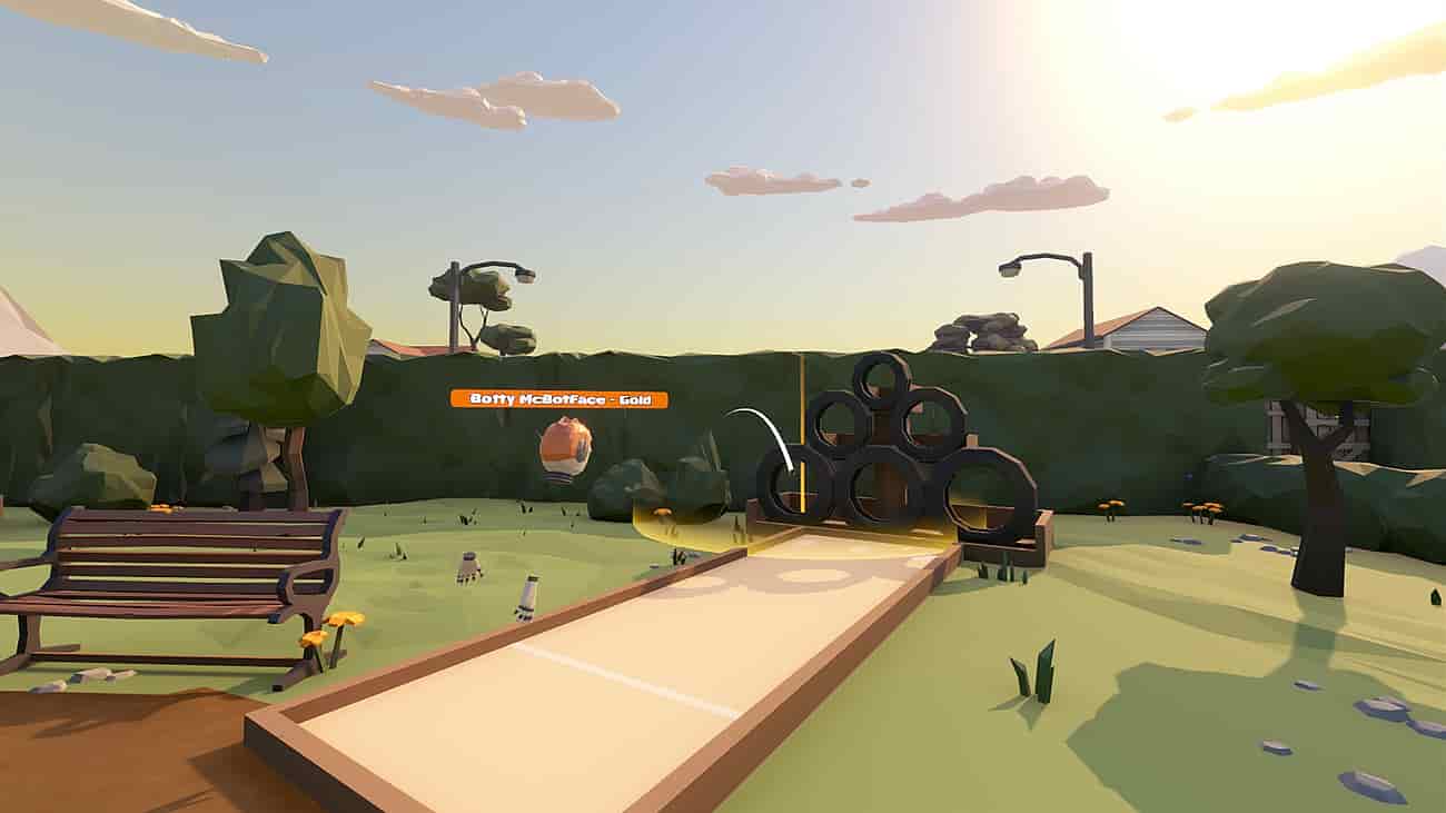 Gameplay screenshot of Bocce Time