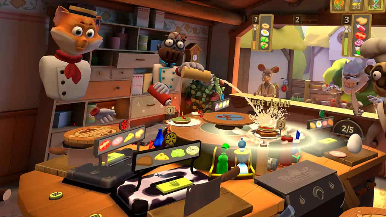 Gameplay screenshot of Cook-out