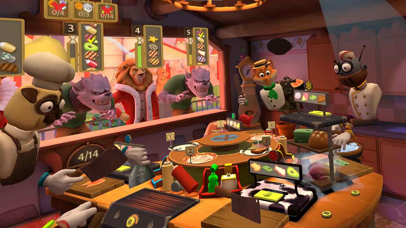 Gameplay screenshot of Cook-out