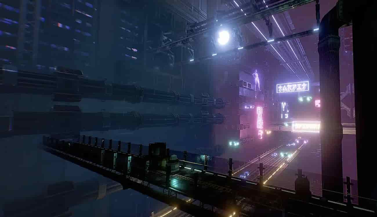 Gameplay screenshot of Cyberpunk