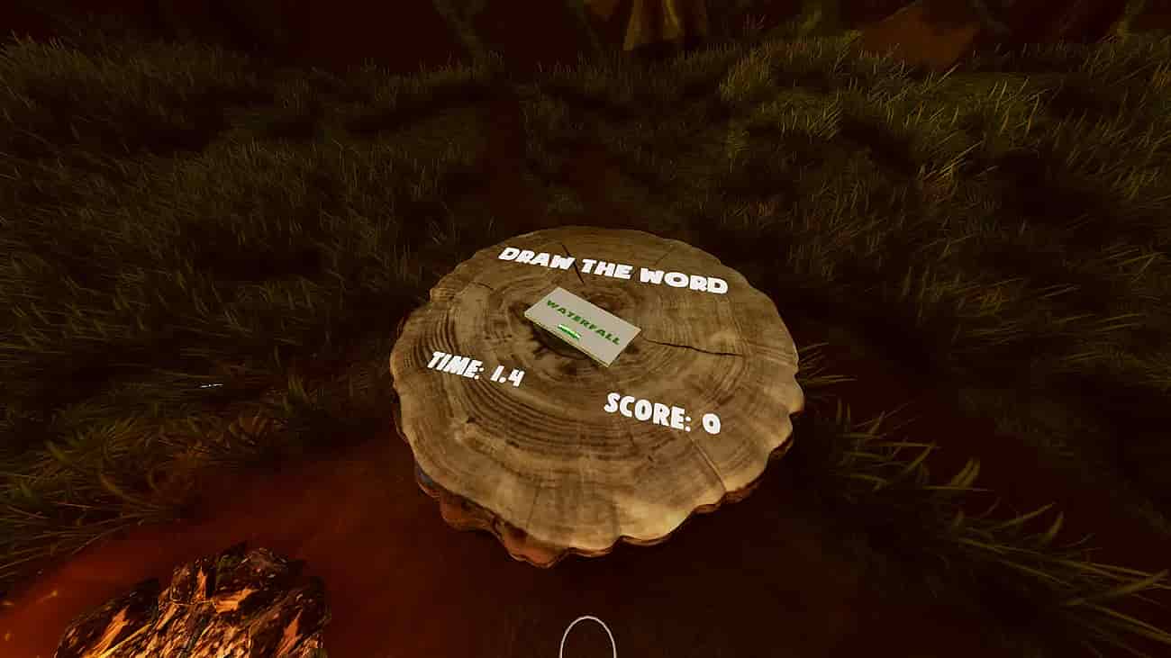 Gameplay screenshot of Doodle VR