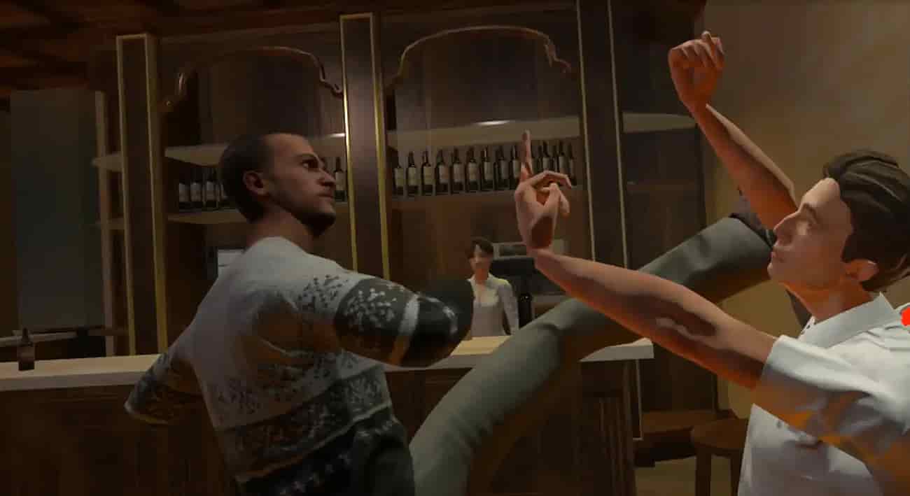 Gameplay screenshot of DrunkN Bar Fight