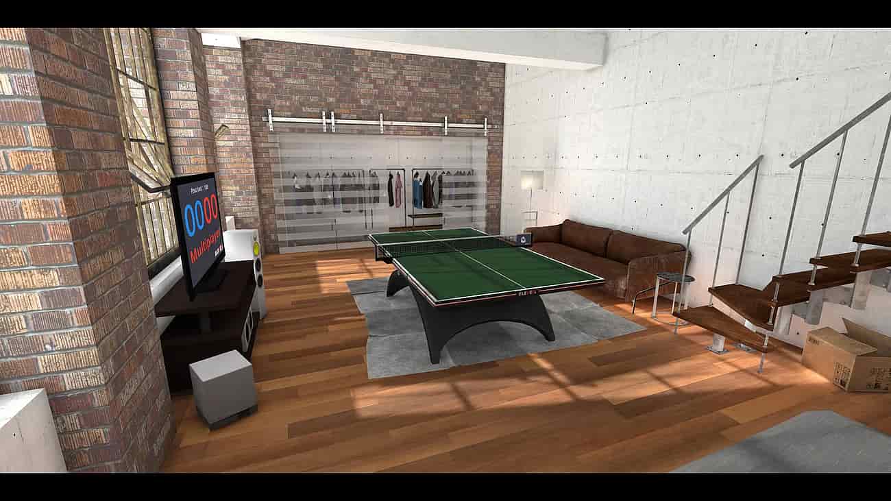 Gameplay screenshot of Eleven Table Tennis