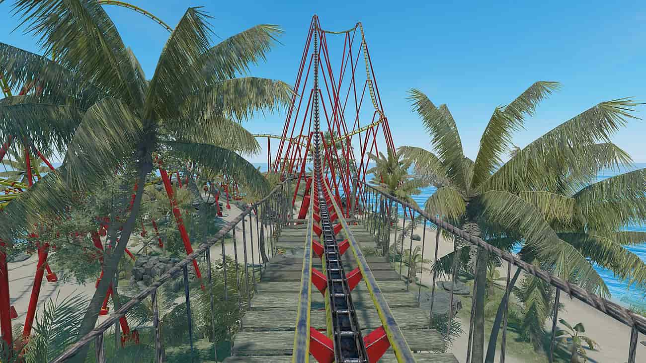 Gameplay screenshot of Epic Roller Coasters