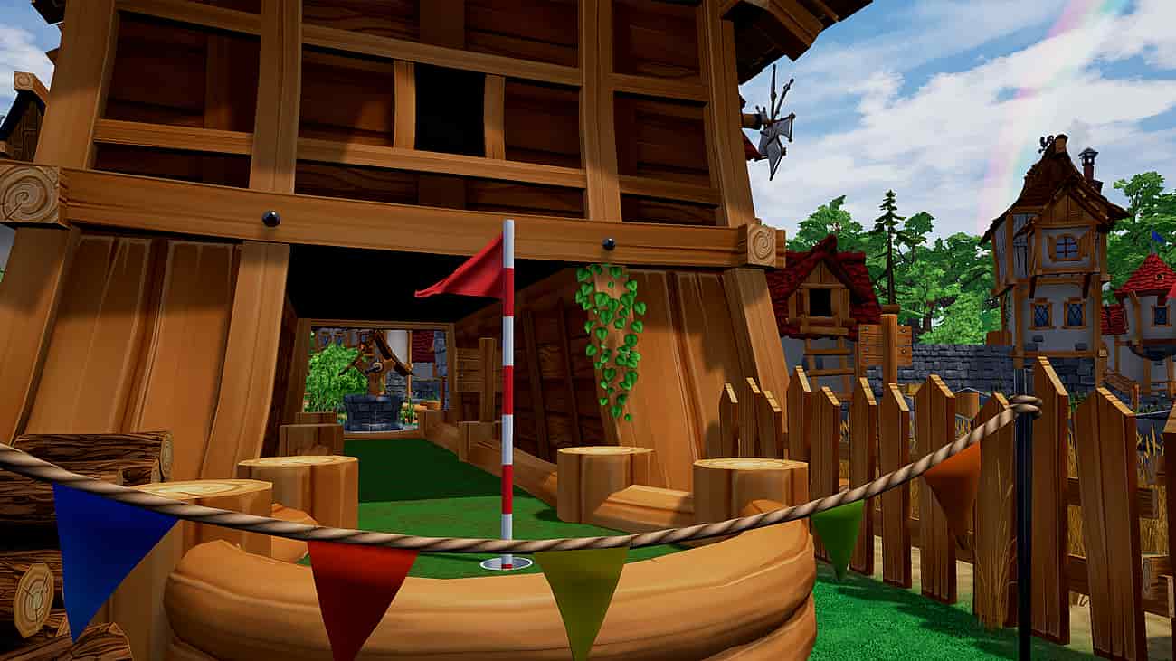 Gameplay screenshot of Golf It