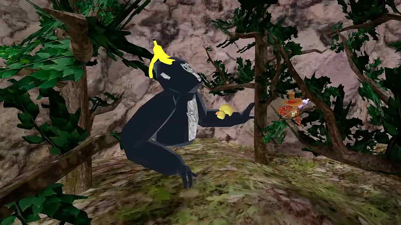 Gameplay screenshot of Gorilla Tag
