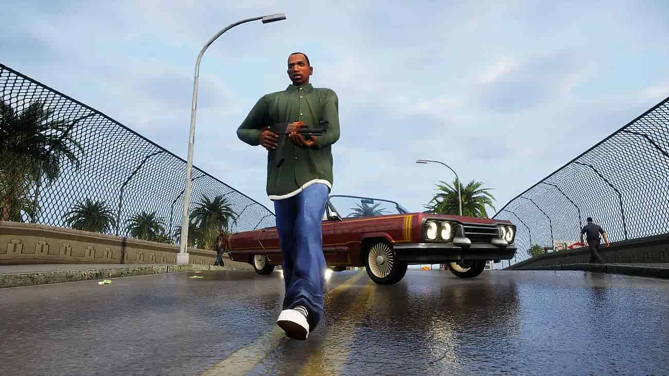 Gameplay screenshot of GTA San Andreas VR