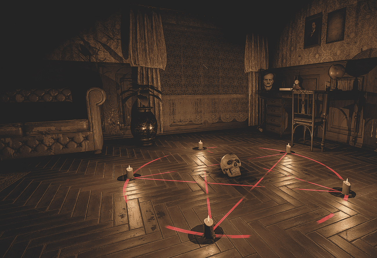 Gameplay screenshot of House of Fear