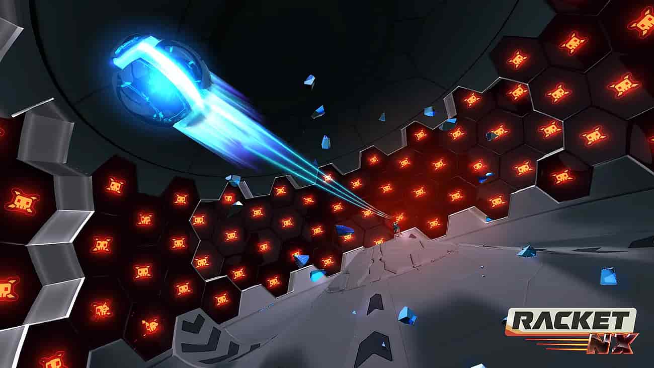 Gameplay screenshot of Racket NX