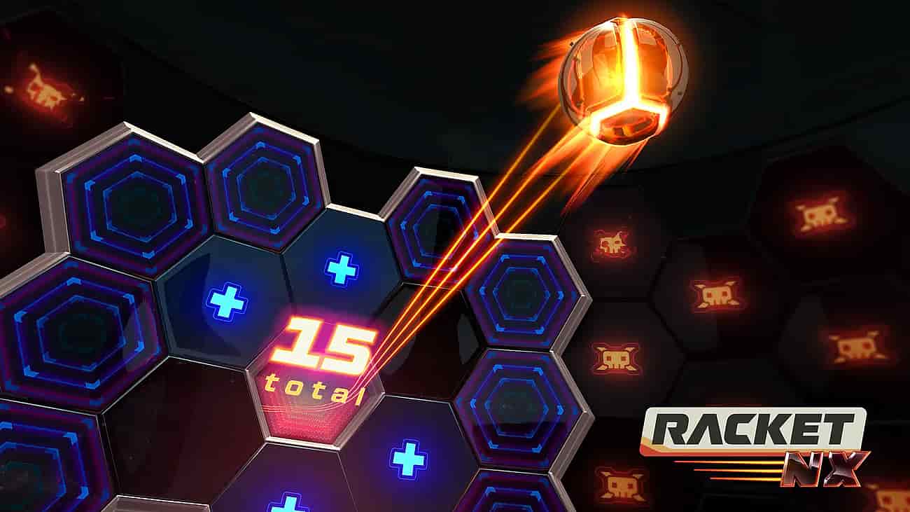 Gameplay screenshot of Racket NX