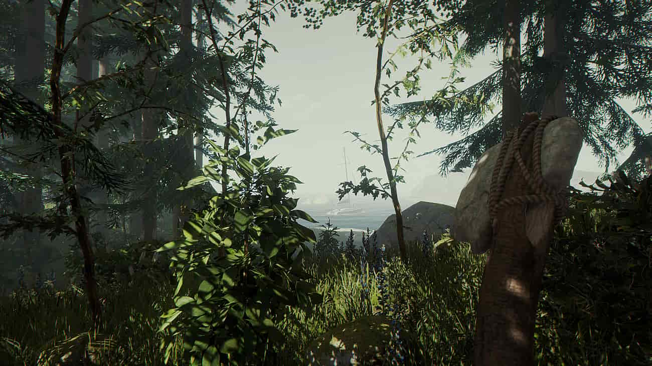 Gameplay screenshot of The Forest VR