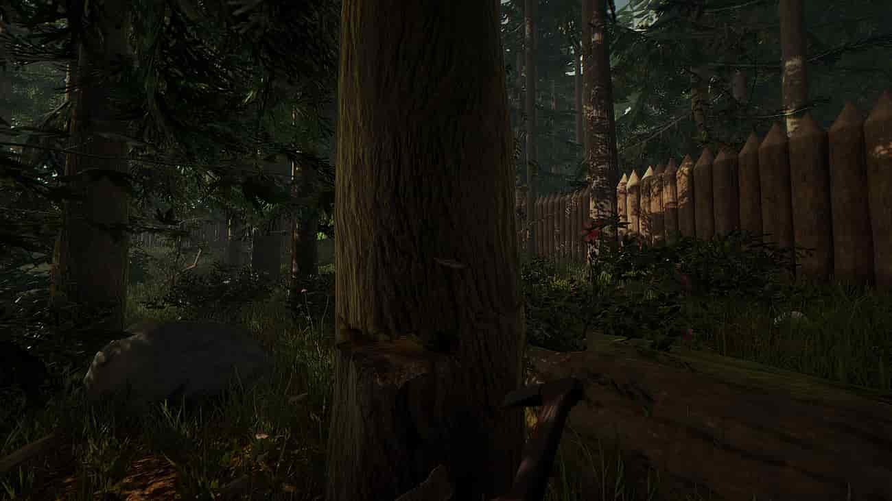 Gameplay screenshot of The Forest VR