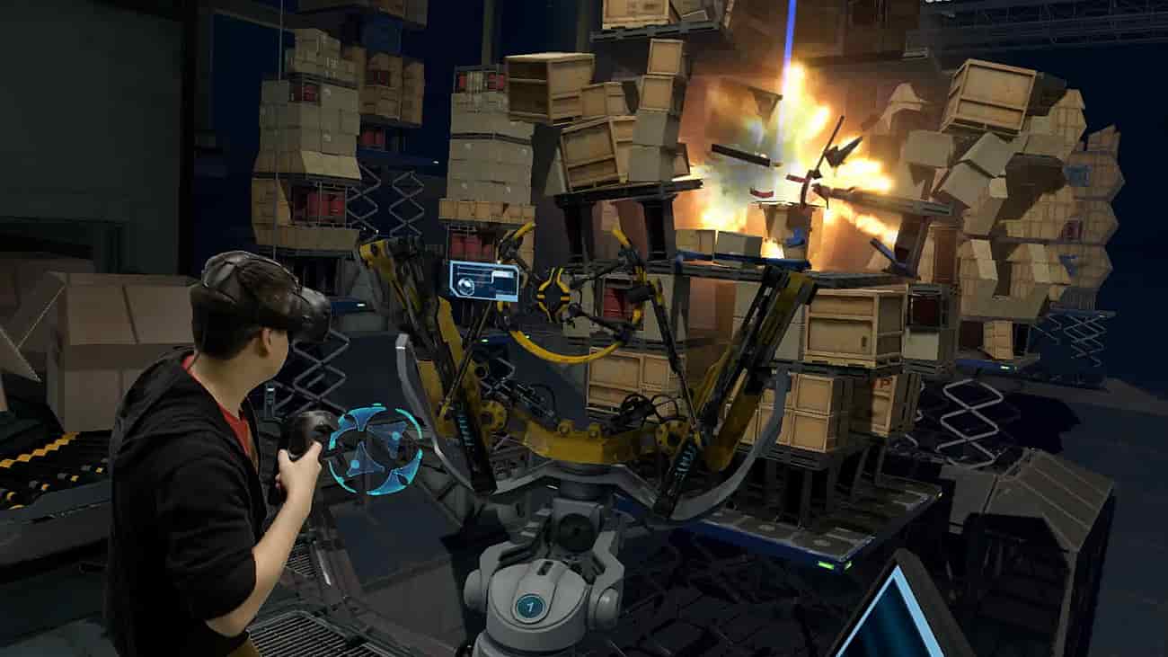 Gameplay screenshot of The Lab