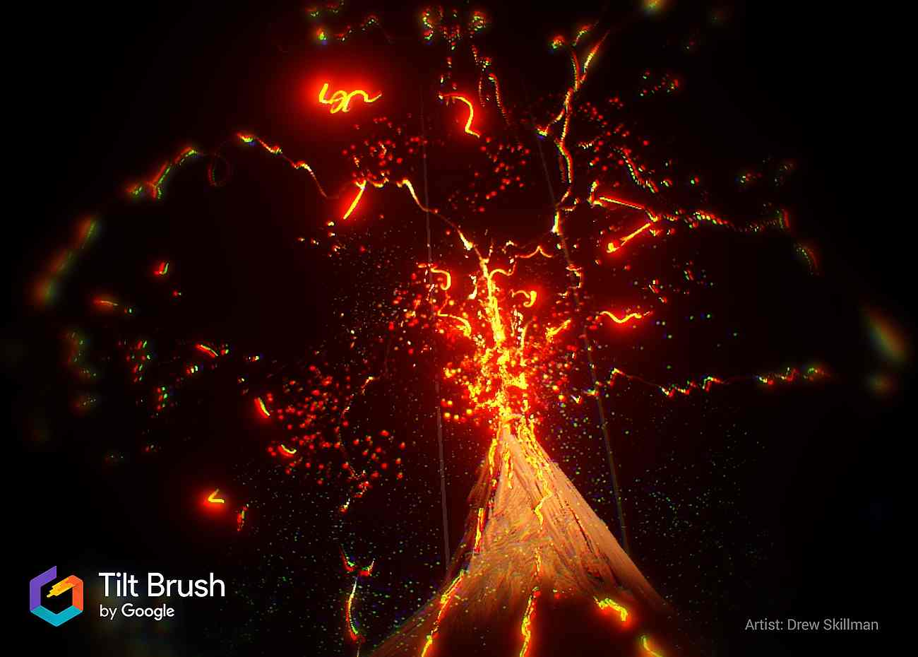 Gameplay screenshot of Tilt Brush