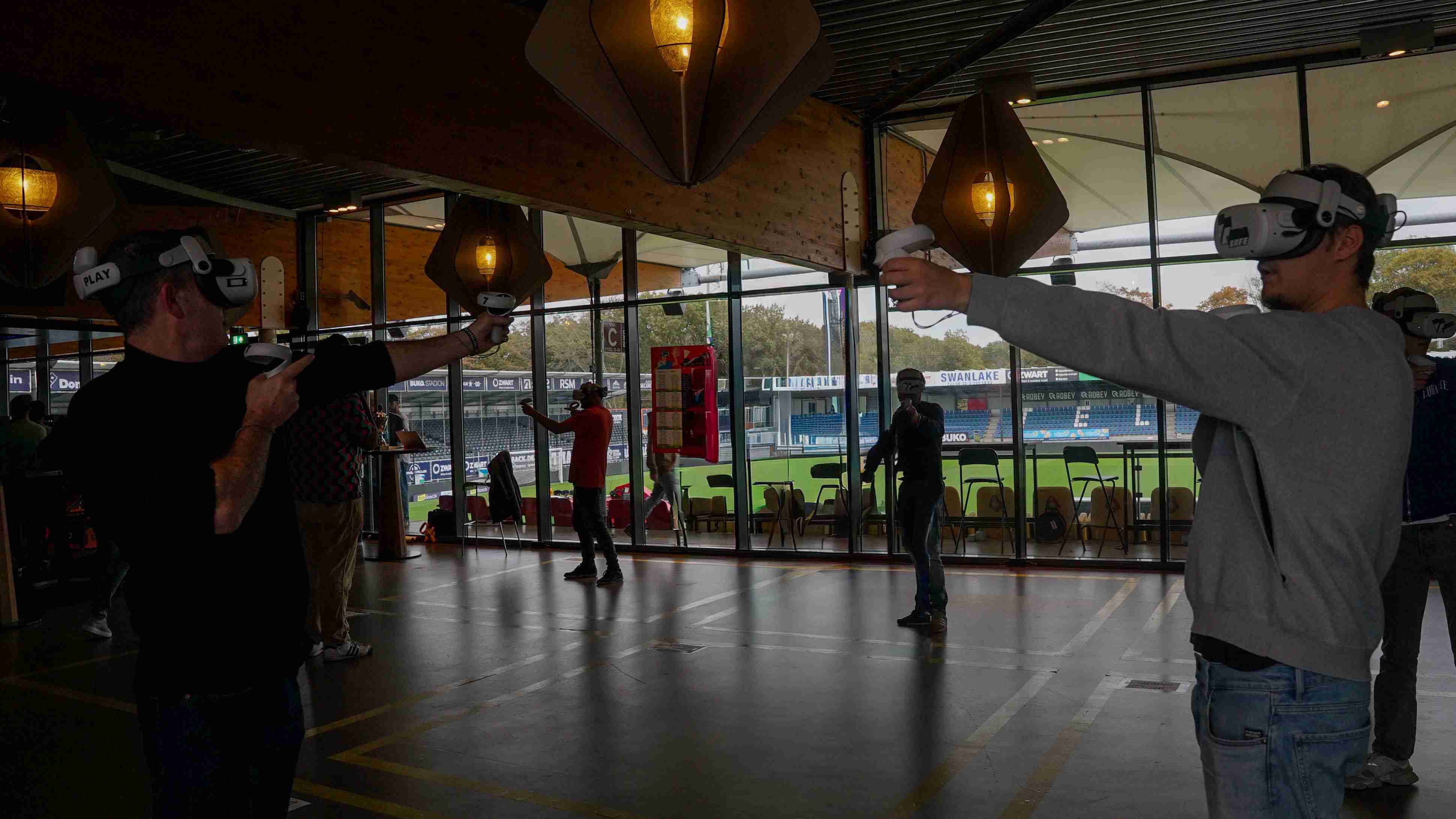 VR velden in het stadion