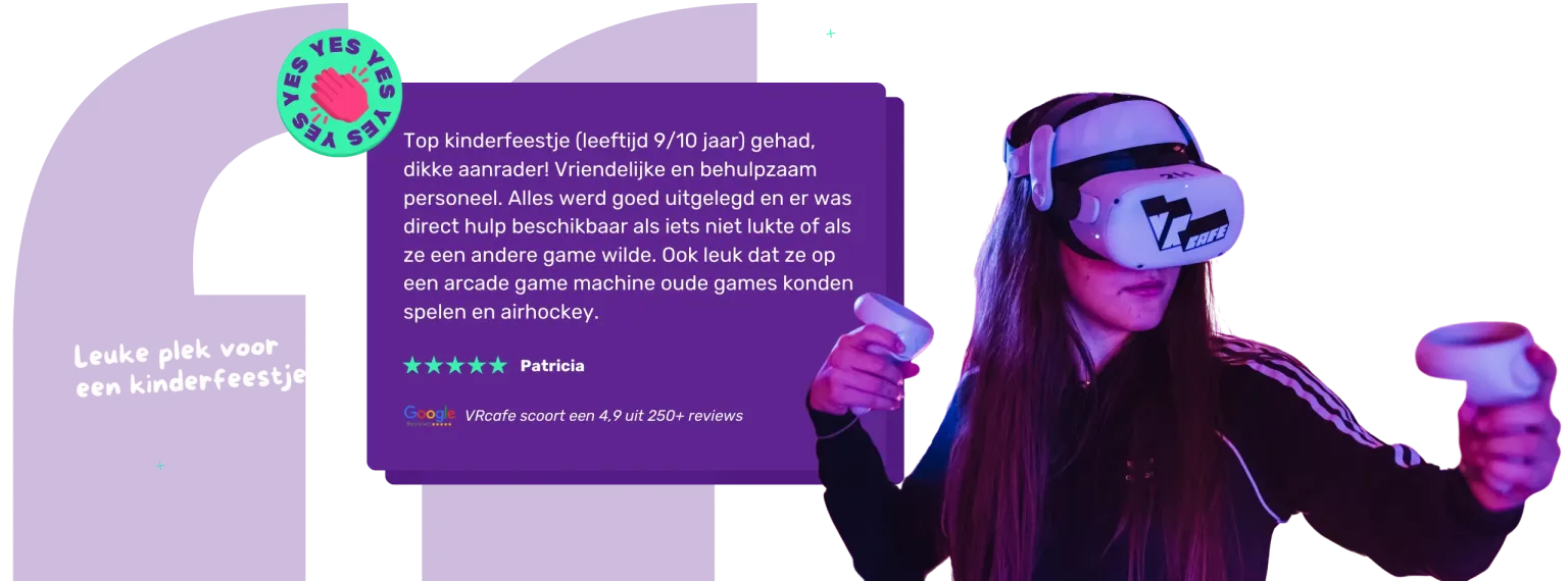 review van een kinderfeestje bij het VRcafe